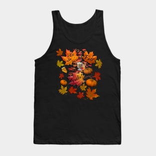 Fall Lover Quote, All The Fall Feels! Design Autumn Tank Top